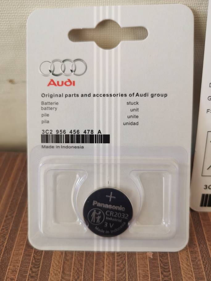 奧迪 原裝遙控器電池 A6L Q5 A4L 大眾邁騰途觀一汽大眾松下進口